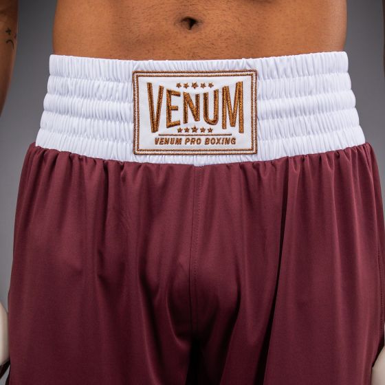 VENUM Classic 拳击短裤 - 酒红色