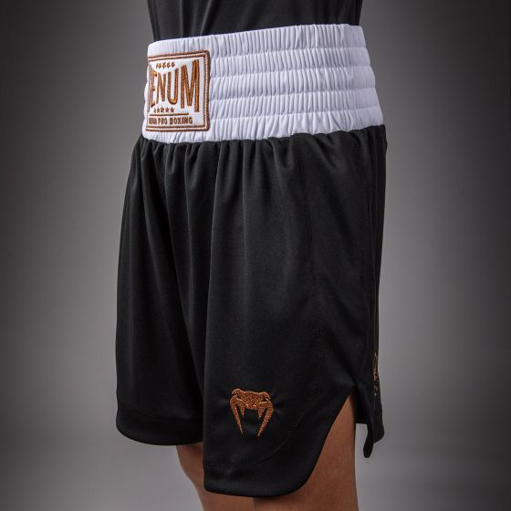 VENUM Classic 儿童拳击短裤 - 黑/金色