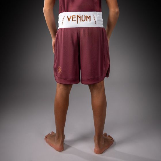 VENUM Classic 儿童拳击短裤 - 酒红色