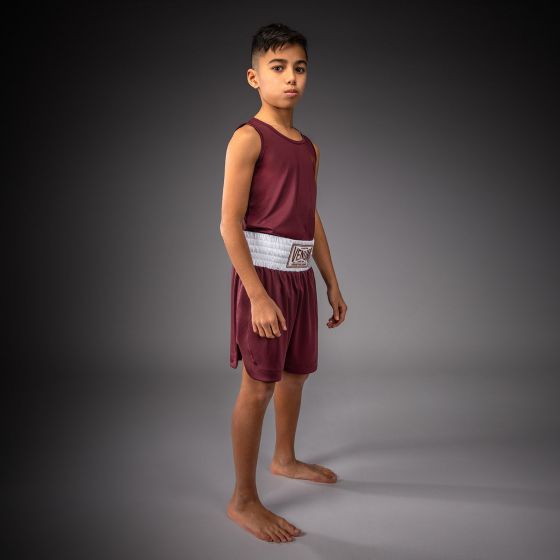 VENUM Classic 儿童拳击短裤 - 酒红色