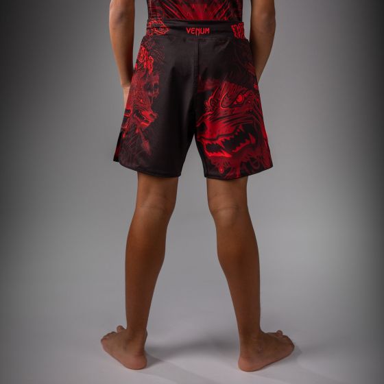 VENUM Wolf Atak 儿童格斗短裤 - 黑/红色