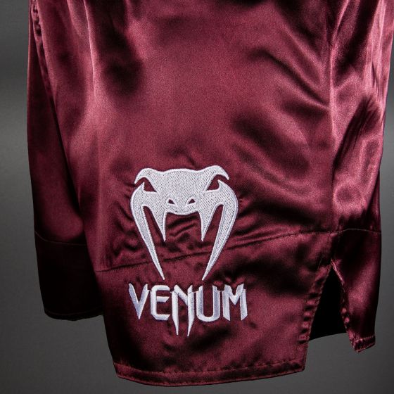 VENUM Classic 泰拳短裤 - 酒红色