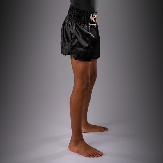 Venum Classic Muay Thai Shorts for Kids - Black/Gold