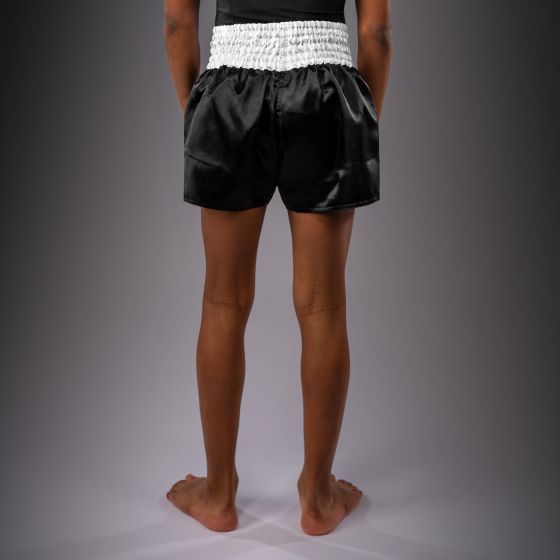 Venum Classic Muay Thai Shorts for Kids - Black/White