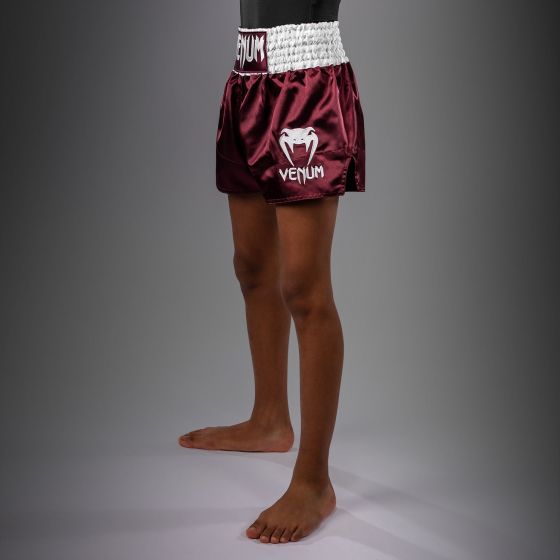 Venum Classic Muay Thai Shorts for Kids - Burgundy