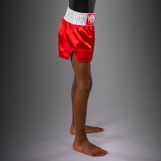Venum Classic Muay Thai Shorts for Kids - Fire Red