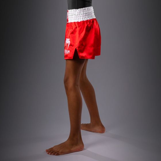Venum Classic Muay Thai Shorts for Kids - Fire Red