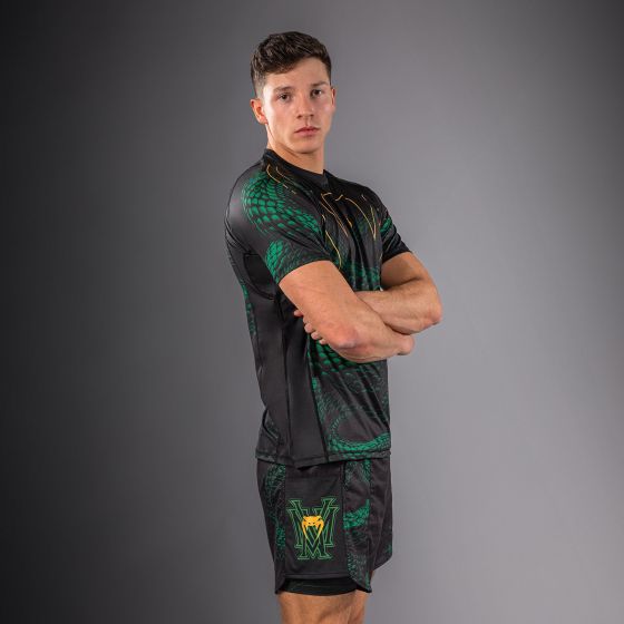 VENUM Matupa 男士速干短袖 - 黑/绿/金色