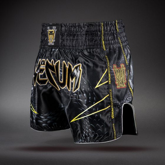 Venum Matupa Muay Thai Shorts - Black/Grey/Gold