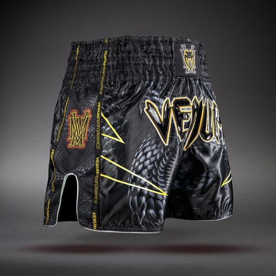 Venum Matupa Muay Thai Shorts - Black/Grey/Gold