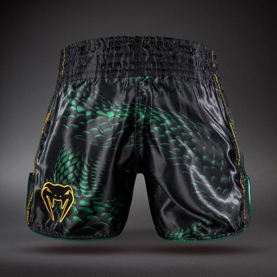 Venum Matupa Muay Thai Shorts - Black/Green/Gold