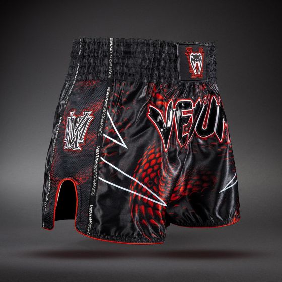 Venum Matupa Muay Thai Shorts - Black/Red/Silver