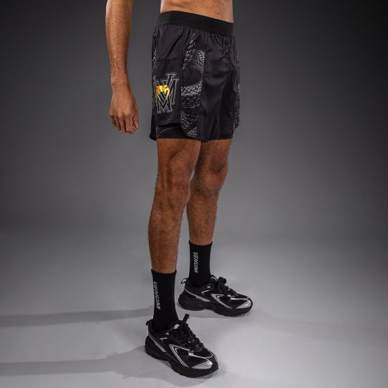 VENUM Matupa 男士训练短裤 - 黑/灰/金色