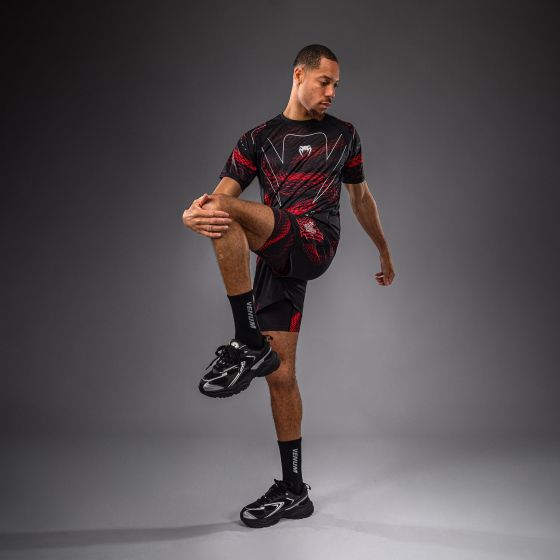 VENUM Matupa 男士训练短裤 - 黑/红/银色