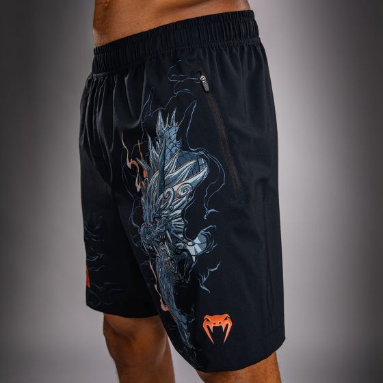 VENUM Thunder Dragon 训练短裤 - 黑/灰/铜色