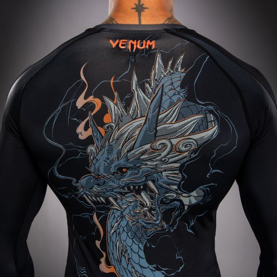 VENUM Thunder Dragon 长袖紧身衣 - 黑/灰/铜