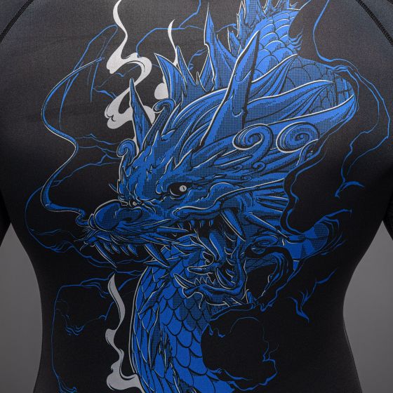 VENUM Thunder Dragon 长袖紧身衣 - 黑/宝蓝色