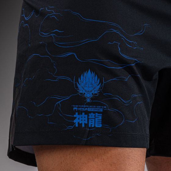 VENUM Thunder Dragon 格斗短裤 - 黑/宝蓝色