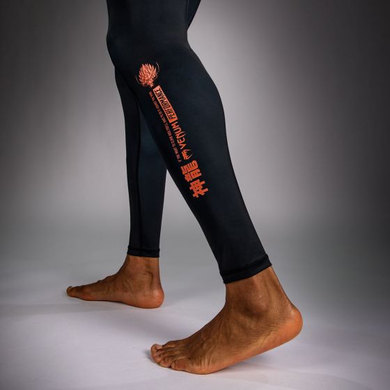 VENUM Thunder Dragon 紧身长裤 - 黑/灰/铜色