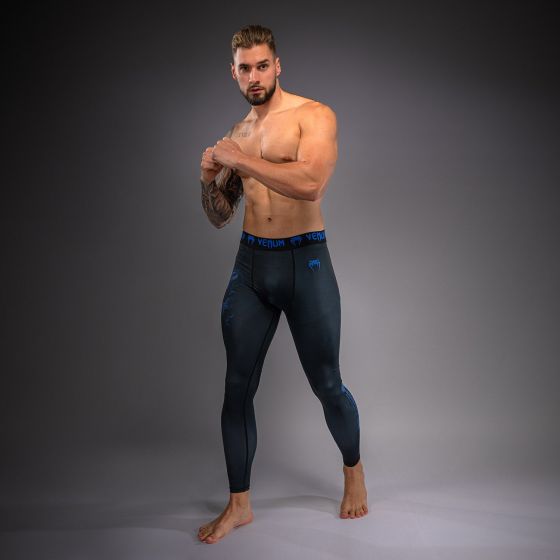 VENUM Thunder Dragon 紧身长裤 - 黑/宝蓝色