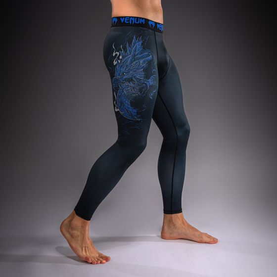 VENUM Thunder Dragon 紧身长裤 - 黑/宝蓝色