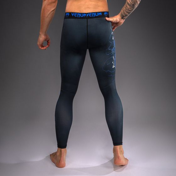 VENUM Thunder Dragon 紧身长裤 - 黑/宝蓝色