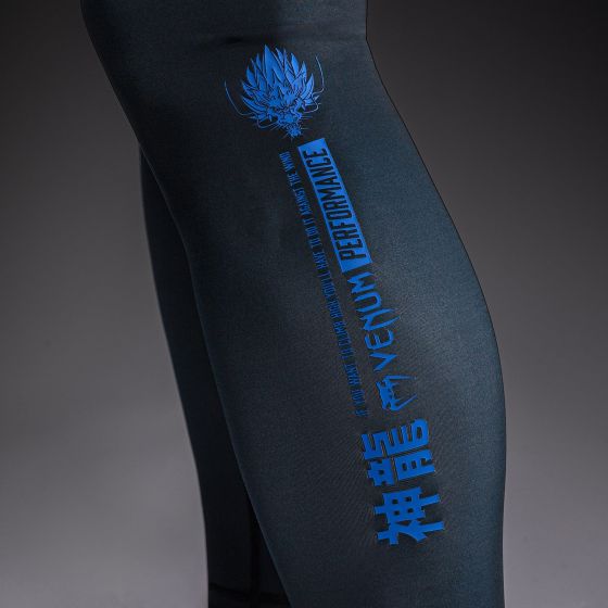 VENUM Thunder Dragon 紧身长裤 - 黑/宝蓝色
