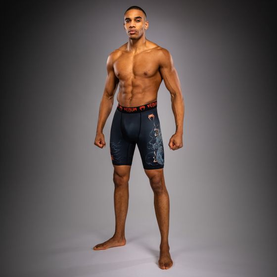 VENUM Thunder Dragon 紧身短裤 - 黑/灰/铜色