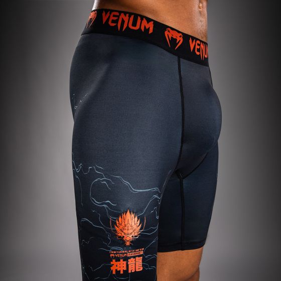 VENUM Thunder Dragon 紧身短裤 - 黑/灰/铜色