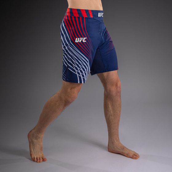 UFC Freedom 250 | VENUM 格斗之夜 男士格斗短裤- 长款 - 蓝/白/红色