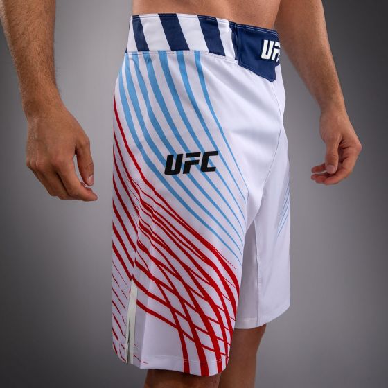 UFC Freedom 250 | VENUM 格斗之夜 男士格斗短裤- 长款 - 白/蓝/红色