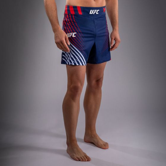 UFC Freedom 250 | VENUM 格斗之夜 男士格斗短裤 - 短款 - 蓝/白/红色