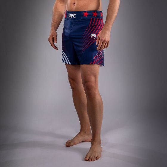 UFC Freedom 250 | VENUM 格斗之夜 男士格斗短裤 - 短款 - 蓝/白/红色
