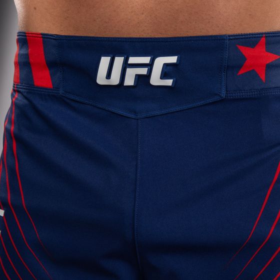 UFC Freedom 250 | VENUM 格斗之夜 男士格斗短裤 - 短款 - 蓝/白/红色