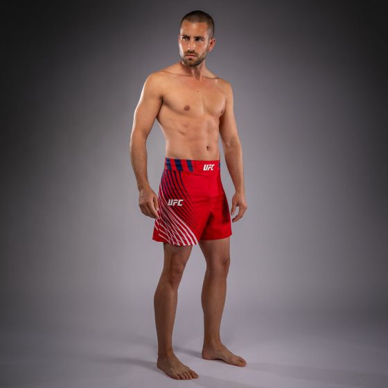 UFC Freedom 250 | VENUM 格斗之夜 男士格斗短裤 - 短款 - 红/白/蓝色