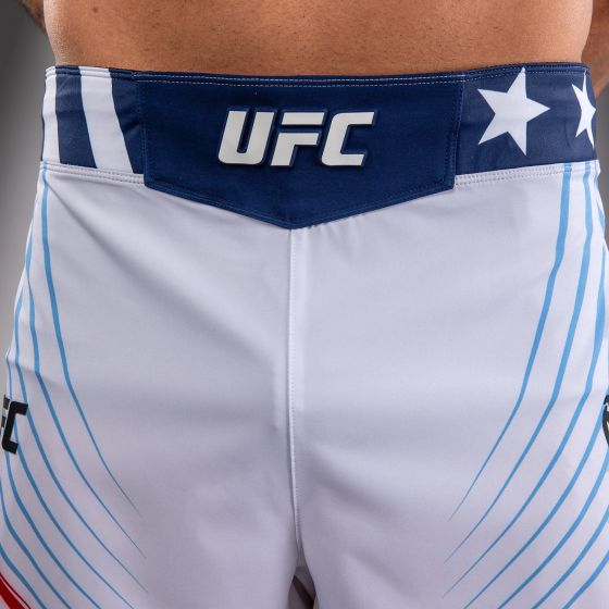 UFC Freedom 250 | VENUM 格斗之夜 男士格斗短裤 - 短款 - 白/蓝/红色 