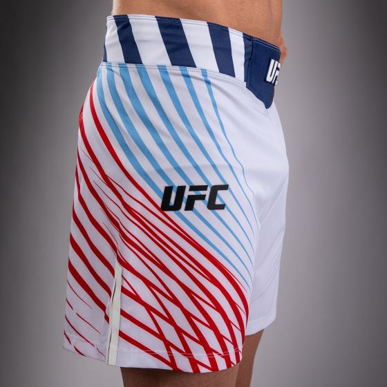 UFC Freedom 250 | VENUM 格斗之夜 男士格斗短裤 - 短款 - 白/蓝/红色 