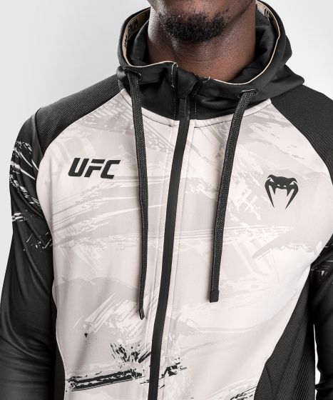 UFC| VENUM Authentic 格斗周 2.0 拉链帽衫 - 沙色-