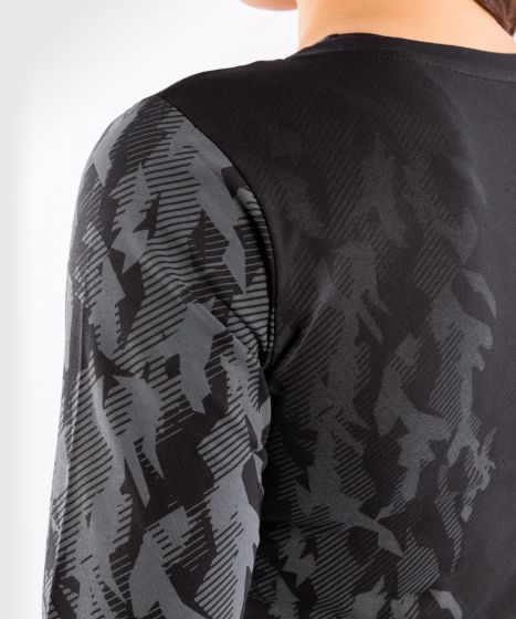 UFC| VENUM AUTHENTIC格斗周女士长袖T恤 - 黑色