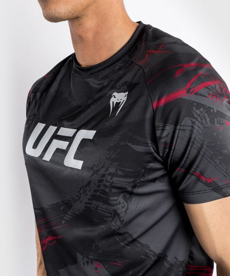UFC |VENUM Authentic 格斗周 2.0 男士速干T恤 - 黑色
