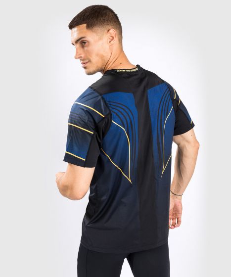 VENUM|UFC Venum Authentic 格斗之夜 2.0 暗夜系列 男子出场短袖 - 蓝/黑/金色