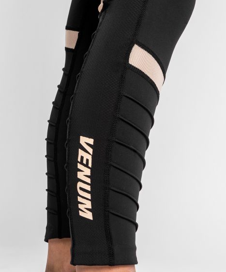 Venum Moto Leggings (For Women) - Black/Sand