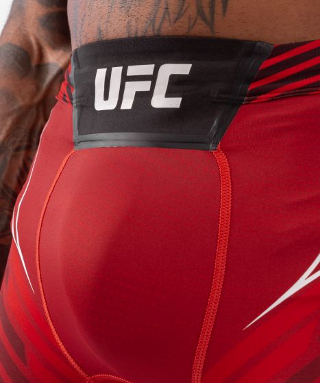 UFC｜ VENUM AUTHENTIC格斗之夜VALE TUDO男士紧身五分短裤 - 红色