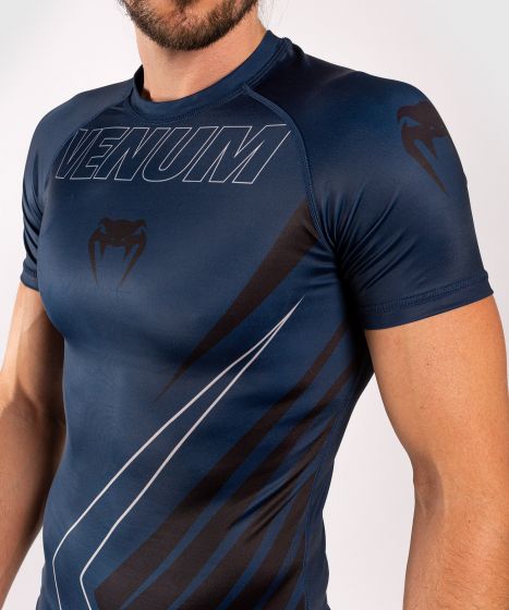 VENUM Contender 5.0 短袖紧身衣 - 海军蓝/沙色