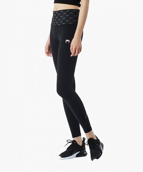 VENUM MONOGRAM 女士紧身裤 - 黑/粉金色