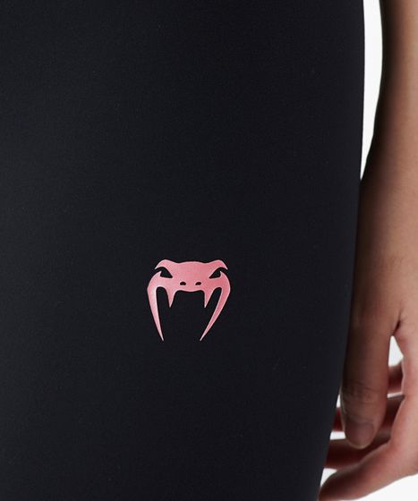 VENUM MONOGRAM 女士紧身裤 - 黑/粉金色