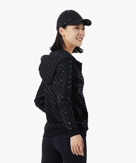 VENUM MONOGRAM 女士卫衣 - 黑/粉金色