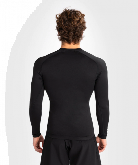 VENUM Contender 男士长袖紧身衣 - 黑/白色