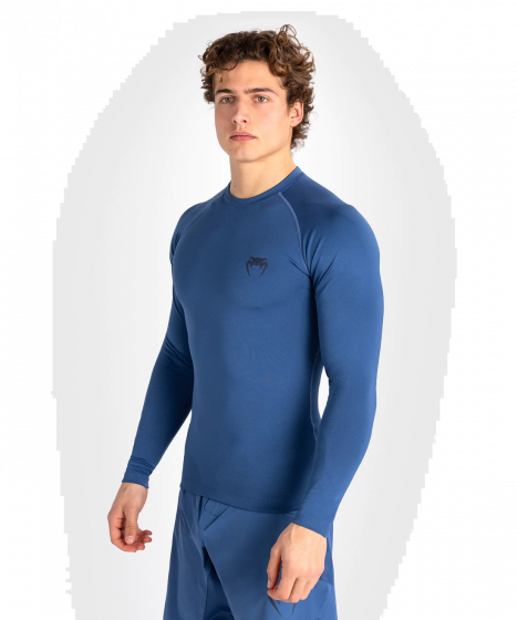 VENUM Contender 男士长袖紧身衣 - 蓝色