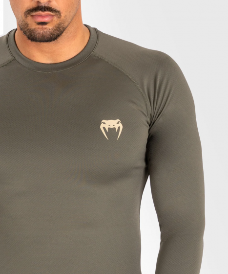 VENUM Contender 男士长袖紧身衣 - 卡其色